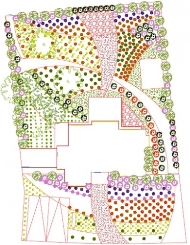Diseño de jardín sustentable en Chicureo
